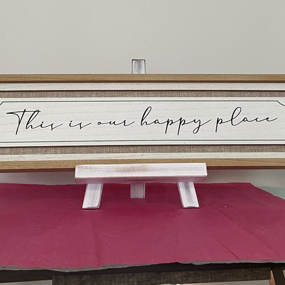 Ashland Spring Warm Heritage " This Is Our Happy Place” Wall Plaque - Picture 5 of 5